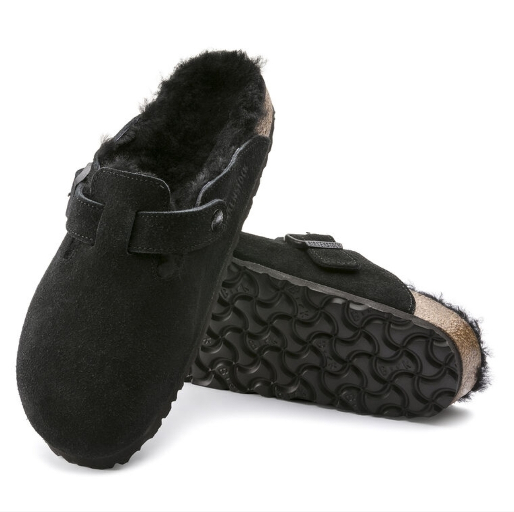 Birkenstock Boston Shearling Suede Leather (Unisex) - Picture 3 of 9